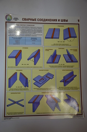 Плакат "Сварные соединения и швы"
