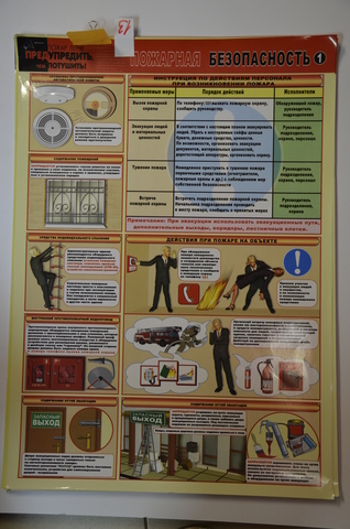 Плакат "Пожарная безопасность"